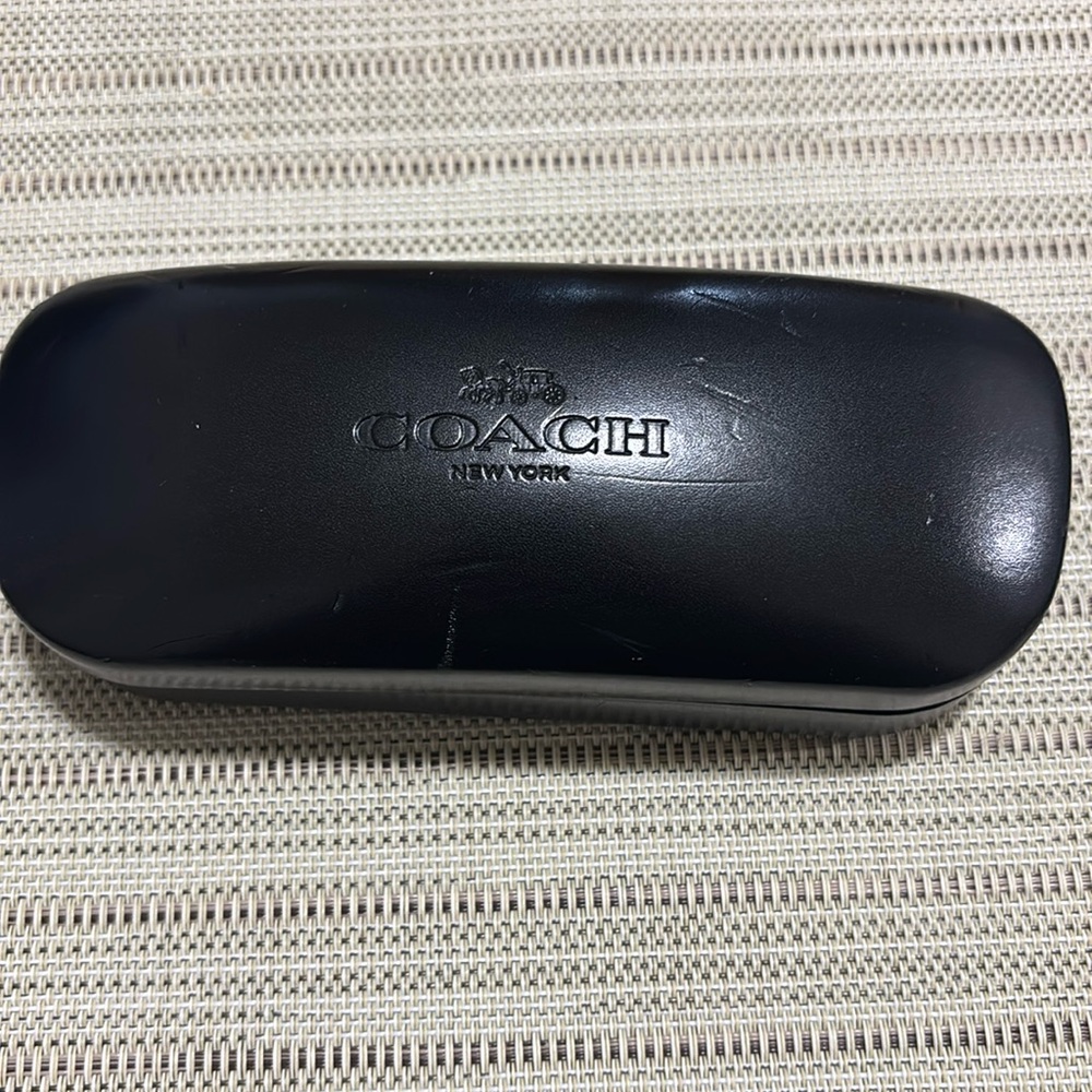 Coach Black Eyewear Case only